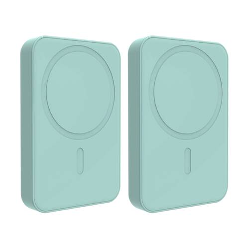 2PK Laser Magnetic 5000mAh Dual Device Wireless Charging Power Bank Aquatic Awe