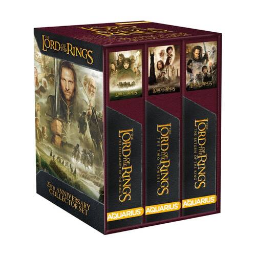 Aquarius Lord Of The Rings 25th Anniversary Premium Playing Cards VHS Theme