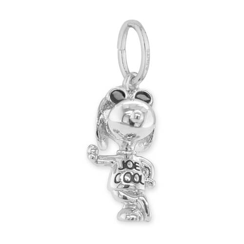 Couture Kingdom Peanuts Snoopy Joe Cool Charm Jewellery Accessory Silver
