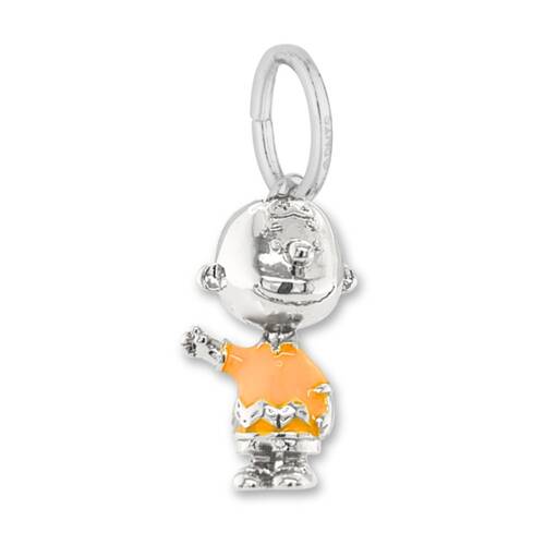 Couture Kingdom Peanuts Charlie Brown Charm Pendant Jewellery Silver