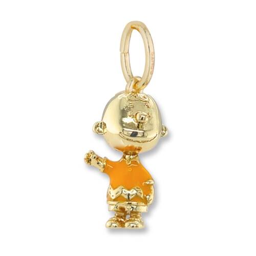 Couture Kingdom Peanuts Charlie Brown Charm Pendant Jewellery Gold