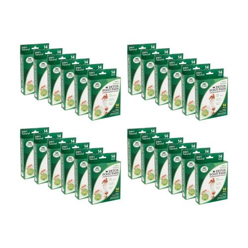 24x 14pc Divine Living Odour Removing Detox Foot Pads 100% Natural