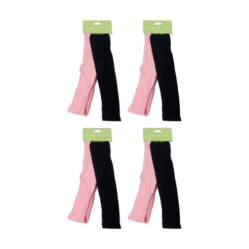 4x 2pc Lola & Co Soft Headbands Set Women's Hair Accessories Assorted