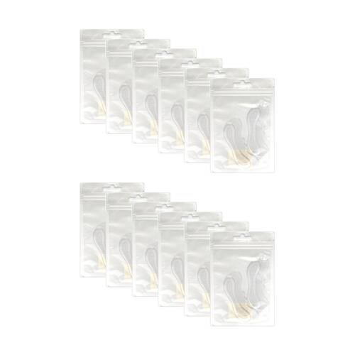 12x 2pc Braz Foot Cushion Heel Assistance Care Shoe Acessory Clear