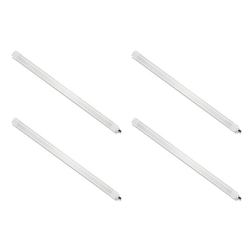 4PK Cruxtec PCL-FR40-WH ARGB PC/Computer Silicone Light Strip Square Tube 40cm