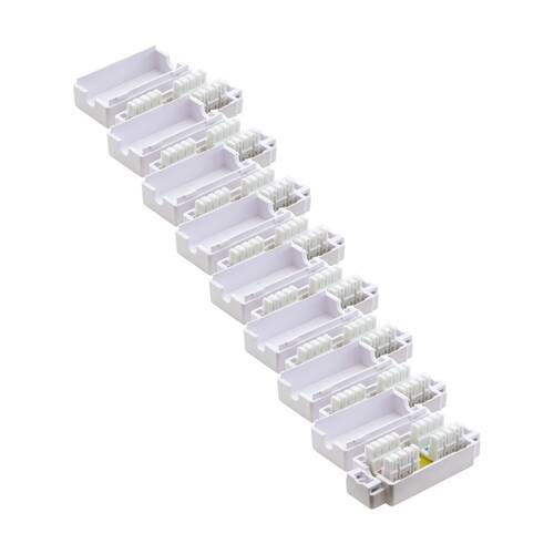 8PK Doss Cat6 Inline Coupler Punch Down Joiner Connector Surface Mount