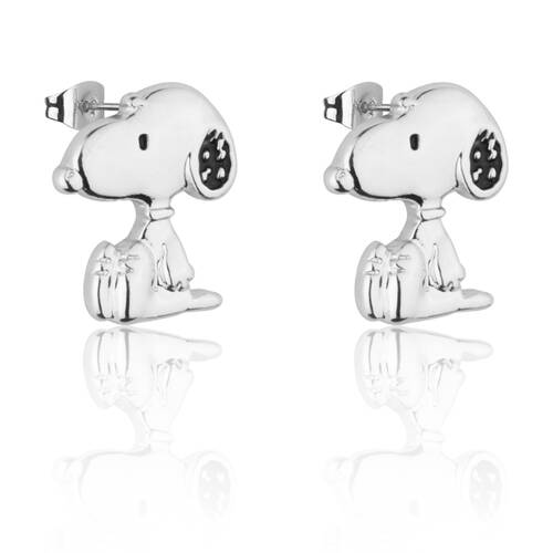 Couture Kingdom Peanuts Snoopy Stud Earrings Jewellery Accessory Silver