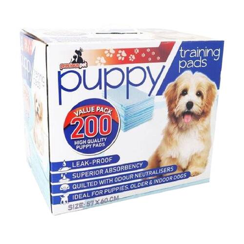 200pc Braz Puppy Obedience Toilet Training Super Absorbent Pads 60x57cm