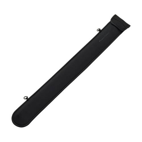 2pc PowerGlide Billiards Pool Cue Scuba Sleeve Set With Strap Black