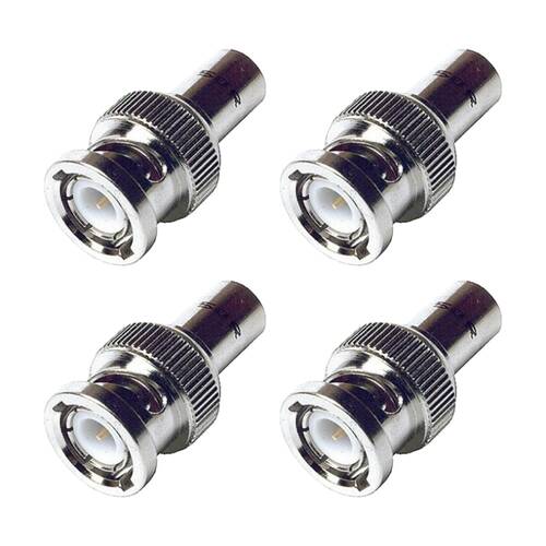 4PK Bnc Terminator 50 Ohm Cable Connector Signal Transmission Test Equipment