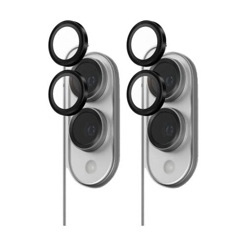 2PK Panzer PanzerGlass Hoops Lens Protector- Samsung GS25 Edge - Black