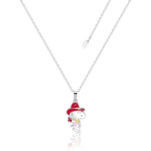 Couture Kingdom Peanuts Snoopy Cowboy Necklace Jewellery Accessory Silver