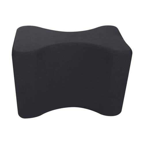 2PK Bas Phillips Air Flex Memory Foam Knee & Leg Support Travel Pillow Charcoal