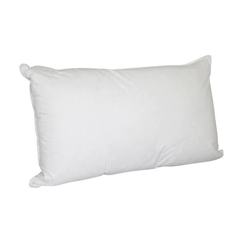 2PK Odyssey Living Microlush Pillow 900gsm White Standard High Support