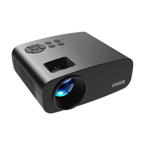 Laser Movie & Gaming Projector 150 ANSI LED 720p Portable Black