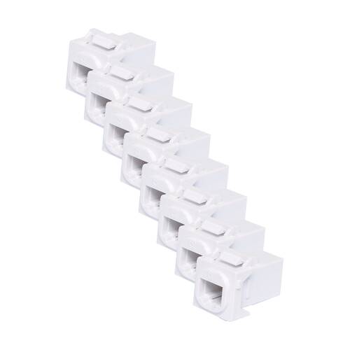 8PK Dual Cat6 Mechanism Socket Rj45 Joiner Suits Clipsal Pk4555 Network RJ45