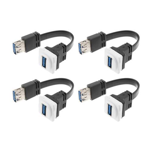 4PK Pro2 Flexible USB 3.0 Insert Suits Clipsal Plate 05Bc7T USB Wall Adapter