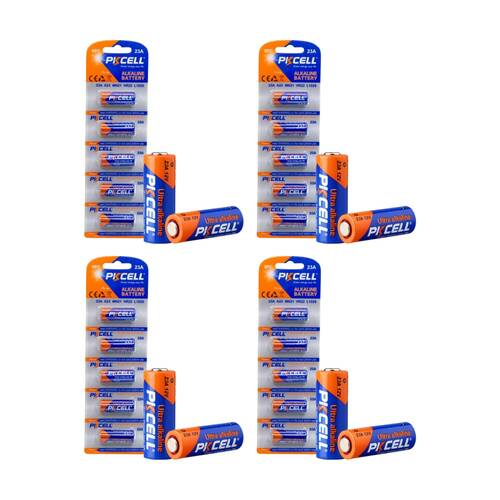 4x 5pc Pkcell 12V Alkaline 23A Battery No Mercury Pack 5 Free PKCELL Batteries