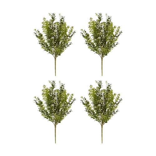 4PK E Style Boxwood Seeding Bush Outdoor Plastic Wire Green 25x25x51cm