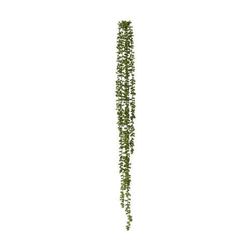 E Style String Of Pearls Hanging Plant Lifelike Artificial Green 10x8x96cm