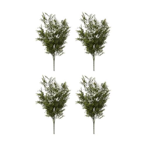 4PK E Style Boxwood Bush Realistic Artificial Plant Indoor Green 59x53x78cm