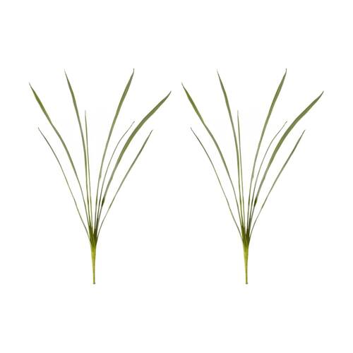 2PK E Style Orchid Cymbidium Foliage Artificial Plant Indoor Green 38x4x84cm