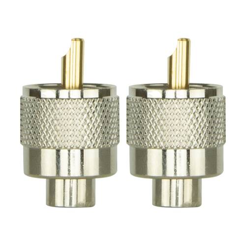 2PK Gme PL259 Coaxial Cable Connector Plug 5.6mm End