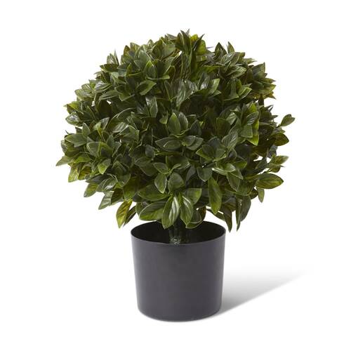 E Style Topiary Gloxinia Potted Outdoor Artificial Plastic Green 30x30x51cm