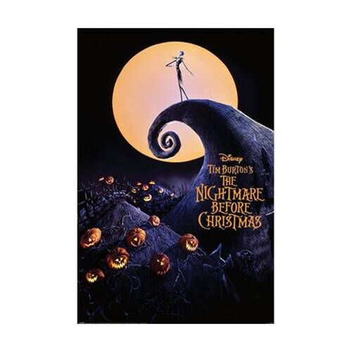 Disney The Nightmare Before Christmas Moon Regular Wall Poster 92x61cm