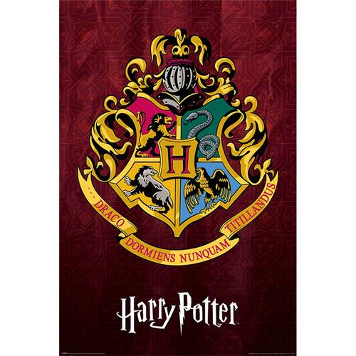 Wizarding World Harry Potter Hogwarts School Crest Regular Wall Poster 92x61cm
