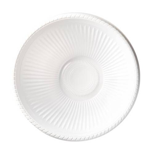 6x 2pc Partyware Round Reusable Salad Bowl Set Tableware/Serveware 305mm White