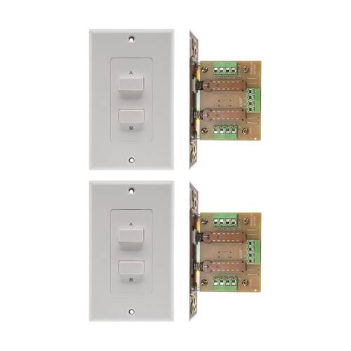 2PK Pro2 A B Or A+B Speaker Selector Wall Plate Switch A 100W Mount Toggle PRO2