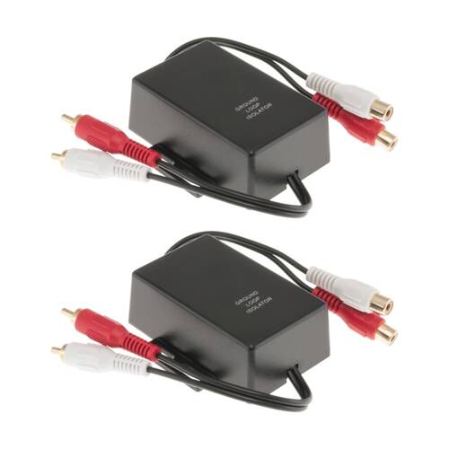 2PK Pro2 Rca Ground Loop Isolator Line In Audio RCA Car Frequency Range