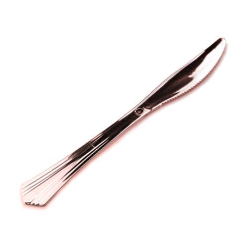 24x 12pc Partyware Heavy Duty Stainless Steel Knife Set Tableware Rose Gold