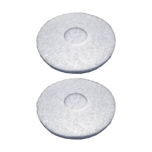 2PK Polystar White Floor Polisher Pad Compatible With PS-100 13 Inch