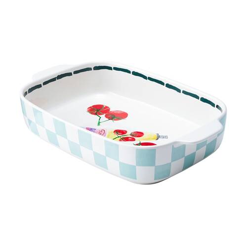 Porto Italian Inspired Valentina Medium Baking Tray Stoneware 30x19cm