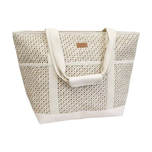 LVD Milo Insulated Beach Cooler Storage Travel Bag Neutral/Coastal