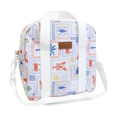 LVD Isles Insulated School/Work Lunch Cooler Storage Travel Bag White