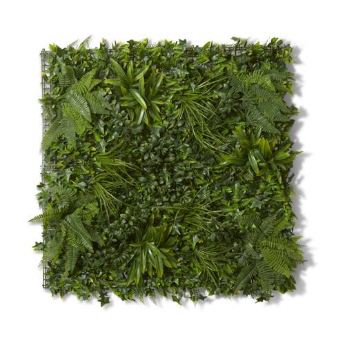 E Style Lush Green Wall Outdoor PE PVC Artificial Tiles 100x20x200cm