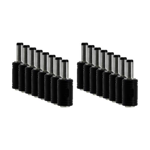 16PK 2.5mm Socket To 2.1mm DC Plug Adaptor Power Adapter Converter
