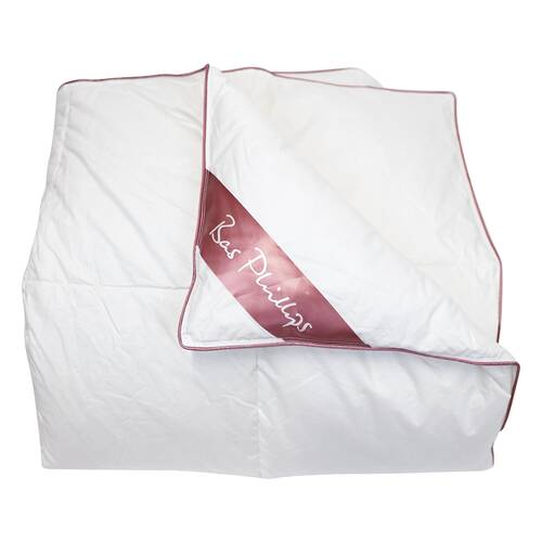 Bas Phillips 70/30 Duck Down & Feather Duvet/Quilt Cotton Japara Cover White