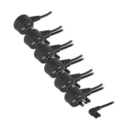 6PK 5M 240V AC Mains To Figure 8 Iec-C7 Right Angle Both Ends Power Cable