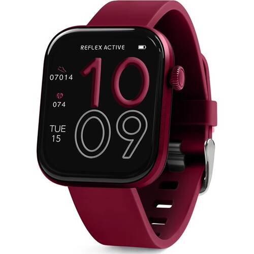 Reflex Active Spectra AMOLED Screen Silicone Strap?Smart Watch Berry