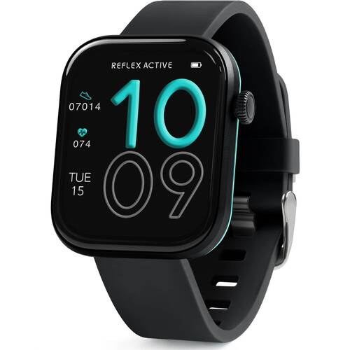 Reflex Active Series 40 AMOLED Screen Aluminium Silicone Smart Watch Charcoal