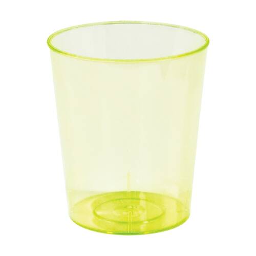 48x 20pc Partyware Reusable Jumbo Shot Glasses Set 60ml Neon Assorted