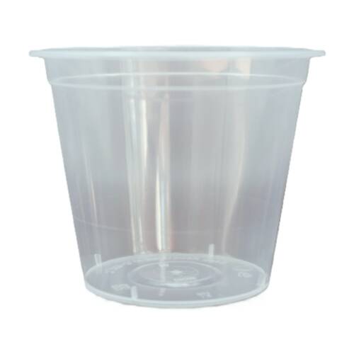 10x 25pc Partyware Reusable Frosted Plastic Cups Set 275ml Clear
