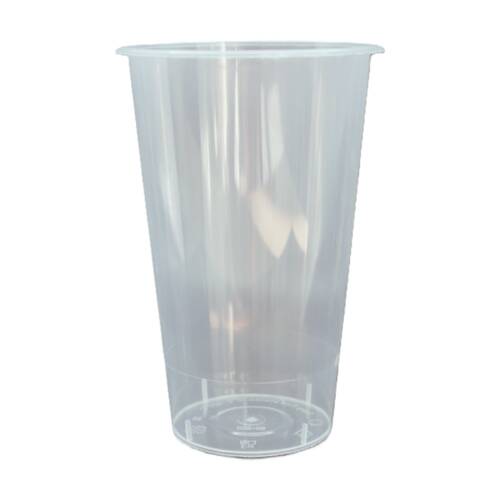 20x 15pc Partyware Reusable Frosted Plastic Cups Set 450ml Clear