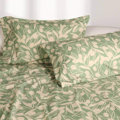Odyssey Living Hunter Valley Thermal Flannel Home Bedding Sheet Set Olive