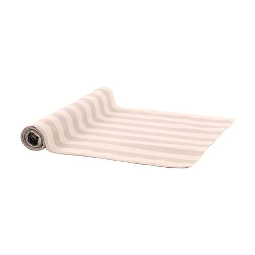Bas Phillips Printed Linen Looks Table Runner Natural Stripes Small 35x150cm