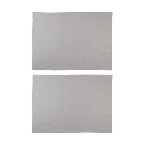 2x 2pc Bas Phillips Linen Tencel Tea Towel Set Kitchenware Misty Blue 50x70cm